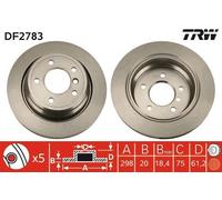 Disque De Frein D'Axe Arrière Pour ALPINA BMW 5 B10