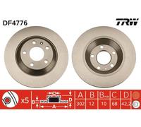 Disque De Frein D'Axe Arrière Pour AUDI A6 Allroad