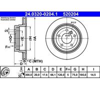 Disque De Frein D'Axe Arrière Pour BMW 1 3 X1