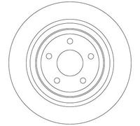 Disque De Frein D'Axe Arrière Pour FORD FOCUS KUGA