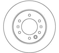 Disque De Frein D'Axe Arrière Pour HYUNDAI H350