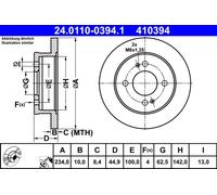Disque De Frein D'Axe Arrière Pour HYUNDAI I10
