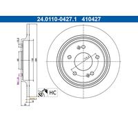 Disque De Frein D'Axe Arrière Pour HYUNDAI KIA KONA SELTOS