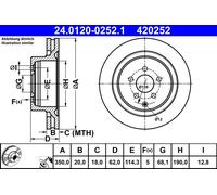 Disque De Frein D'Axe Arrière Pour INFINITI FX M M37 Q50 Q60 Q70 QX70