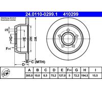 Disque De Frein D'Axe Arrière Pour JEEP GRAND CHEROKEE