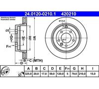 Disque De Frein D'Axe Arrière Pour LAND ROVER DISCOVERY RANGE ROVER SPORT