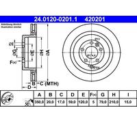 Disque De Frein D'Axe Arrière Pour LAND ROVER DISCOVERY RANGE ROVER SPORT