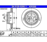 Disque De Frein D'Axe Arrière Pour LAND ROVER RANGE ROVER