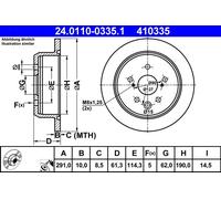 Disque De Frein D'Axe Arrière Pour LEXUS TOYOTA CROWN IS MARK X