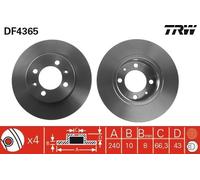 Disque De Frein D'Axe Arrière Pour MG MG TF MGF