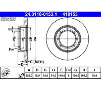Disque De Frein D'Axe Arrière Pour NISSAN OPEL RENAULT VAUXHALL INTERSTAR MASTER
