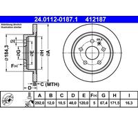 Disque De Frein D'Axe Arrière Pour OPEL SAAB VAUXHALL 9-5 INSIGNIA