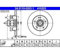 Disque De Frein D'Axe Arrière Pour SEAT VW CORRADO GOLF PASSAT TOLEDO VENTO