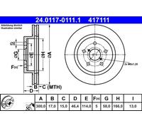 Disque De Frein D'Axe Arrière Pour SUBARU LEGACY LEVORG OUTBACK