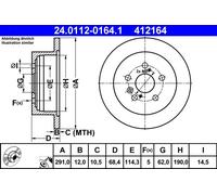 Disque De Frein D'Axe Arrière Pour TOYOTA ALPHARD AVENSIS VERSO ISIS PREVIA
