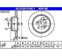 Disque De Frein D'Axe Arrière Pour TOYOTA CELICA