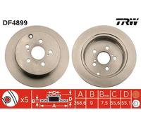 Disque De Frein D'Axe Arrière Pour TOYOTA TOYOTA (FAW) CALDINA CELICA MATRIX OPA