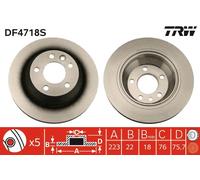 Disque De Frein D'Axe Arrière Pour VW CALIFORNIA MULTIVAN TOUAREG TRANSPORTER