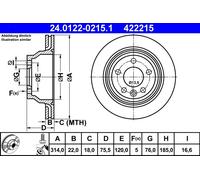 Disque De Frein D'Axe Arrière Pour VW CALIFORNIA MULTIVAN TOUAREG TRANSPORTER