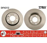 Disque De Frein D'Axe Arrière Pour VW CALIFORNIA MULTIVAN TRANSPORTER