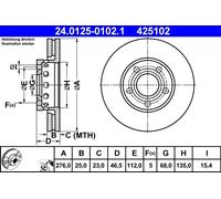 Disque De Frein D'Axe Avant Pour AUDI 100 200 QUATTRO