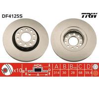Disque De Frein D'Axe Avant Pour AUDI 100 A6 A8