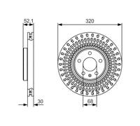 Disque De Frein D'Axe Avant Pour AUDI A5 Q5