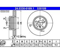 Disque De Frein D'Axe Avant Pour BMW X3 X5