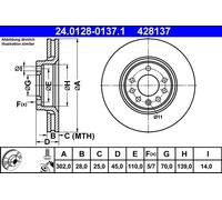 Disque De Frein D'Axe Avant Pour CHEVROLET OPEL SAAB VAUXHALL 9-3 9-3X SIGNUM VE