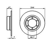Disque De Frein D'Axe Avant Pour CITROËN 2 CV ACADIANE AMI DYANE MEHARI