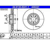 Disque De Frein D'Axe Avant Pour CITROËN DS OPEL PEUGEOT VAUXHALL 3008 308 308 S