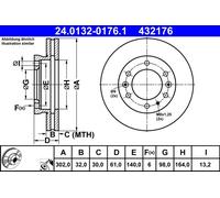 Disque De Frein D'Axe Avant Pour FORD MAZDA BT-50 RANGER