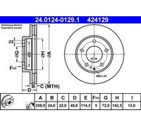 Disque De Frein D'Axe Avant Pour FORD USA MAZDA 626 MX-6 PREMACY PROBE XEDOS 6