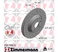 Disque De Frein D'Axe Avant Pour FORD USA MUSTANG