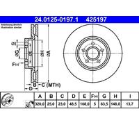 Disque De Frein D'Axe Avant Pour FORD VOLVO C70 FOCUS S40 V40 V50