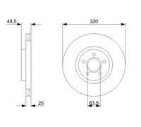 Disque De Frein D'Axe Avant Pour FORD VOLVO C70 FOCUS S40 V40 V50