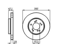 Disque De Frein D'Axe Avant Pour HONDA CIVIC CR-V HR-V INSPIRE INTEGRA LEGEND OD