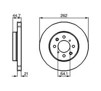 Disque De Frein D'Axe Avant Pour HONDA MG ROVER 200 25 400 45 CITY CIVIC COUPE C