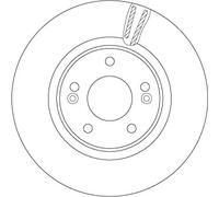 Disque De Frein D'Axe Avant Pour HYUNDAI KIA CEED CERATO ELANTRA I30 IX35 KONA N