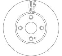 Disque De Frein D'Axe Avant Pour MAZDA 2 MX-5 MX-5 RF