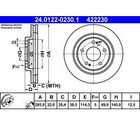 Disque De Frein D'Axe Avant Pour MITSUBISHI PAJERO PININ PAJERO SPORT