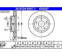 Disque De Frein D'Axe Avant Pour NISSAN BLUEBIRD SYLPHY / SYLPHY JUKE PULSAR SEN
