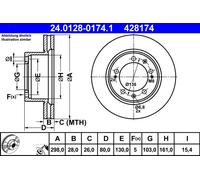Disque De Frein D'Axe Avant Pour PORSCHE 911