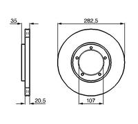 Disque De Frein D'Axe Avant Pour PORSCHE 911 924 944