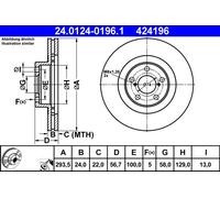Disque De Frein D'Axe Avant Pour SUBARU BRZ FORESTER IMPREZA LEGACY OUTBACK XV