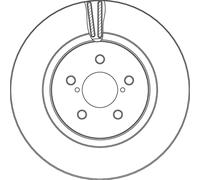 Disque De Frein D'Axe Avant Pour SUBARU IMPREZA XV