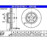 Disque De Frein D'Axe Avant Pour SUBARU TOYOTA BRZ FORESTER GT 86 IMPREZA LEGACY