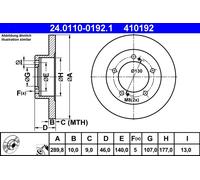 Disque De Frein D'Axe Avant Pour SUZUKI SAMURAI SJ410 SJ413 SUPER CARRY