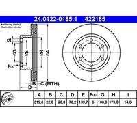 Disque De Frein D'Axe Avant Pour TOYOTA 4 RUNNER LAND CRUISER 90