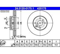 Disque De Frein D'Axe Avant Pour TOYOTA bB IST MR2 PROBOX / SUCCEED VIOS / SOLUN
